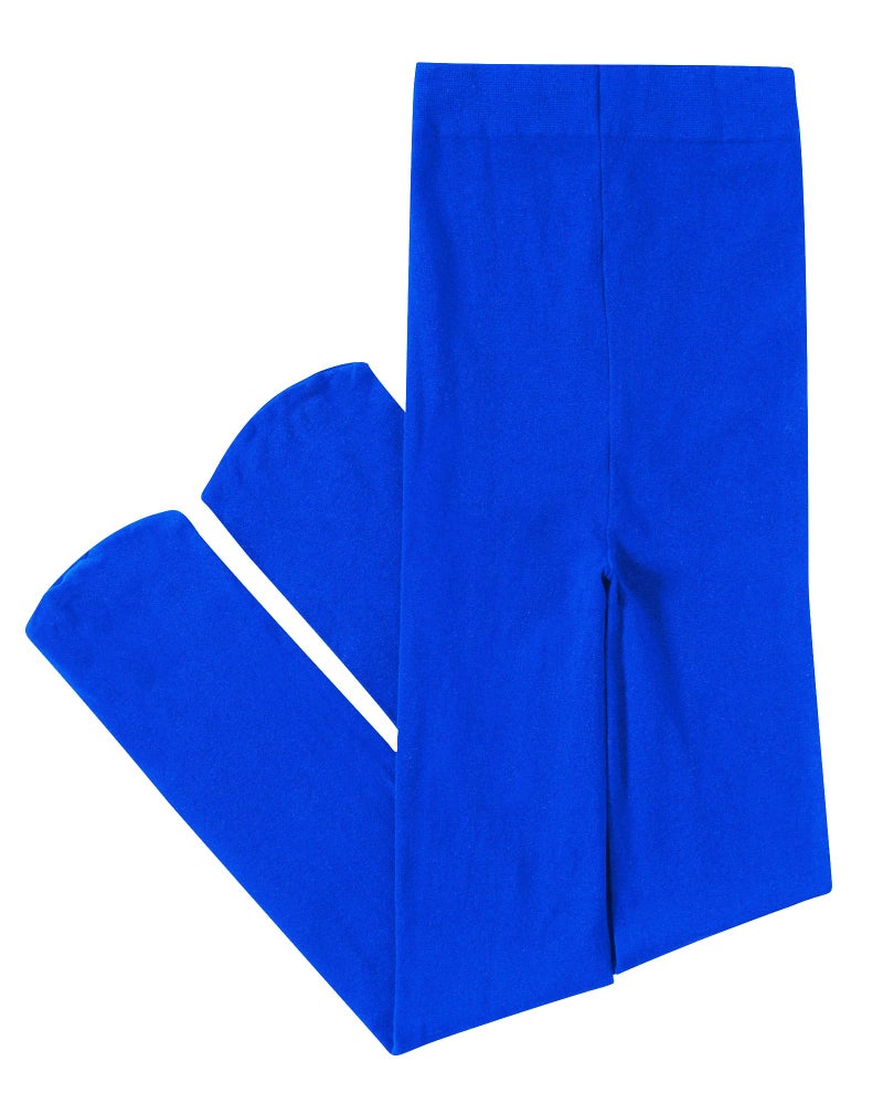 CHUNG Girls Light Weight Stretchy Footed Lights Students Ballet 1or3 pieces, Royal Blue, 5-8Y - Image 2